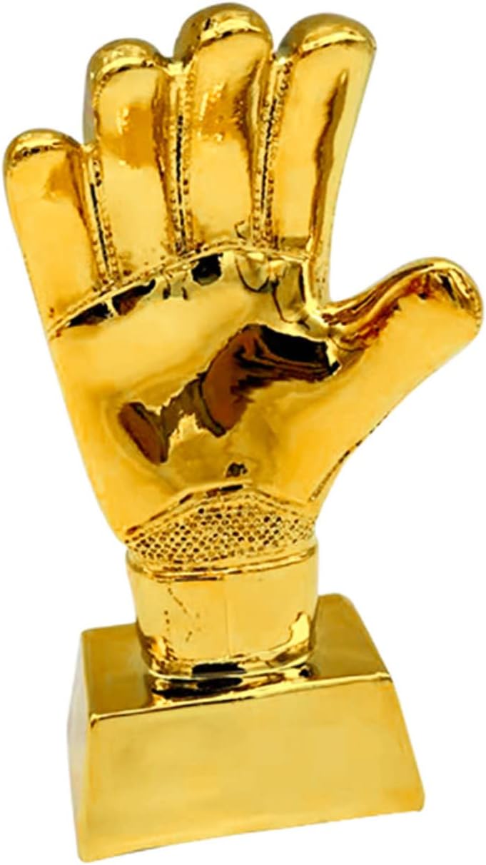 Mipcase Soccer Trophy for Boys and Girls Goalkeeper Accessory Durable and Shiny Trophy Decor