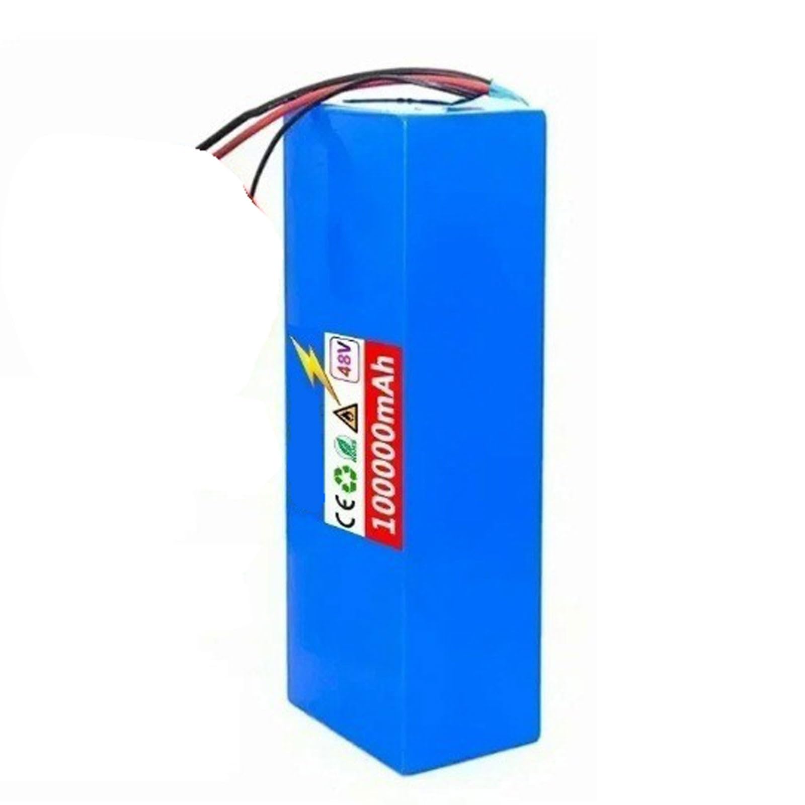 Batería para bicicleta eléctrica 48V 100Ah con PVC impermeable y conector 13S4P estable