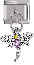 Dragonfly Dangle Charm fits all classic 9mm Italian Style Charm Bracelet - UK stock