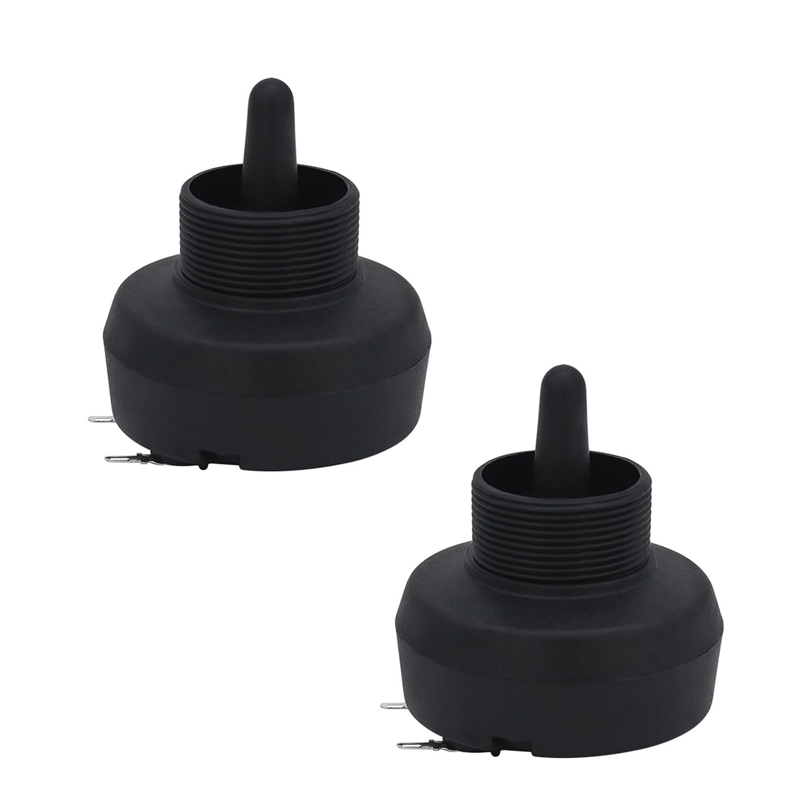 JIAXUE 2Pcs 34mm Threaded Piezo Speakers Tweeter Driver Wide Frequency Response for Home Music Systems Accessories