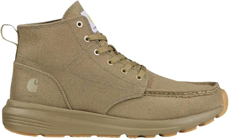 Carhartt Haslett Canvas Men's Chukka Boots - Moc Toe Work Boots for Men with Lightweight LWD Midsole, Arch Support Footbed and FastDry Lining - Image 2