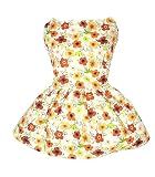JcDuDoi Flower Dog Clothes for Small Dogs Girl，Cute Dog Dresses，Holiday Festival Christmas New Yea