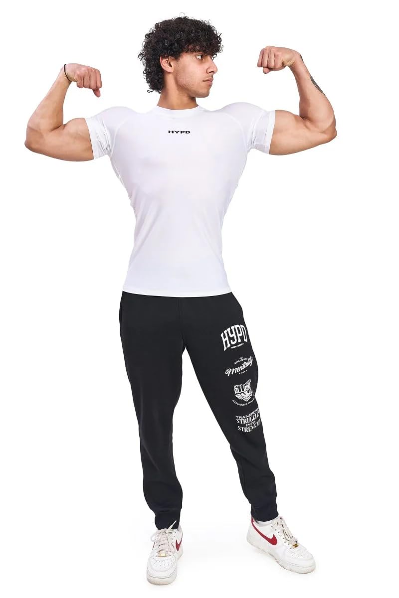 Alliance Joggers for Men & Women | Heavyweight Cotton Fleece | Screen Printed | Elastic Waist & Hem | 2-Pocket Stylish Gym & Travel Track Pants | Unisex Lower-image-13