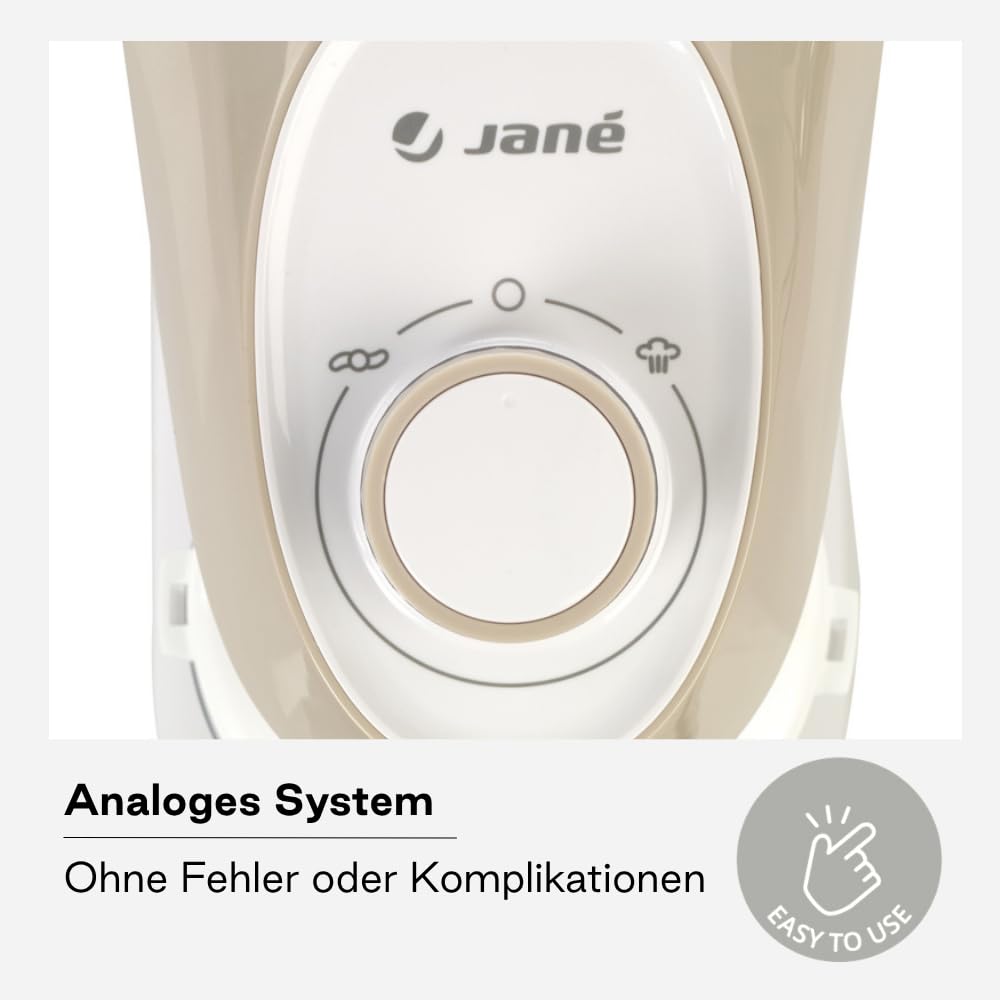 Jané Chefkiss Babynahrungszubereiter, 7-in-1-Multifunktion, Küchenmaschine, Dampfgaren, Auftauen, Aufwärmen, Sterilisieren, Mixen, Vermischen, automatische Reinigung