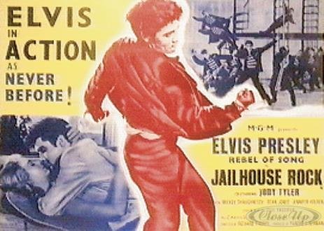 Poster Elvis Presley Jailhouse Rock l'esprit rock des sixties