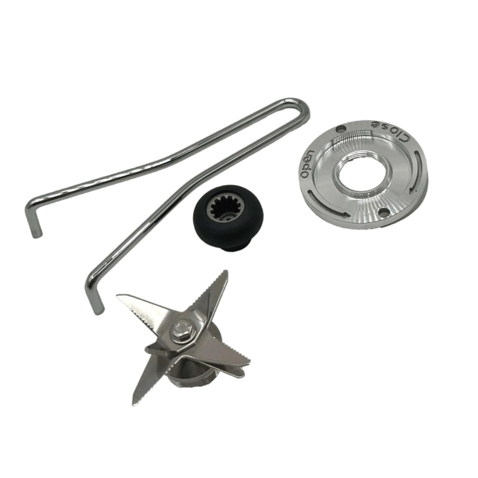 Jazuaiao Juicer Blending Juicer Head Mixer Stainless Steel Texture 360 Degree Rotation Easy Disassembly for 767 Blending Part