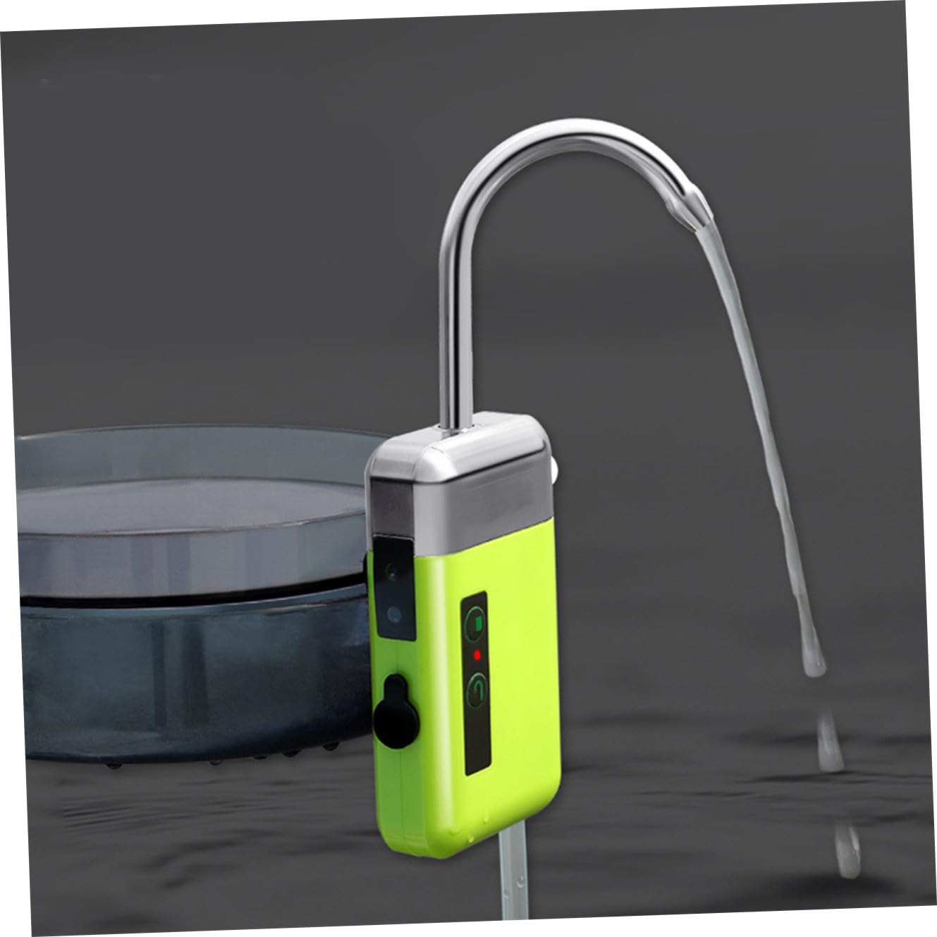 Aquarium Luftpumpe mit Wasserwechsel 2000ma 6l/min Abs Grün