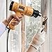 SEEKONE Heat Gun 1800W 122℉-1202℉（50℃- 650℃）Fast Heating Heavy Duty Hot Air Gun Kit Variable Temperature Control Overheat Protection with 4 Nozzles for Crafts, Shrinking PVC, Stripping Paint(5.2FT)