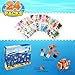 HOGOKIDS 24 Pack Party Favors for Kids Building Set - 629PCS Marine Animals Building Blocks Toy for Goodie Bag Stuffers Classroom Prizes, Valentines Day Easter Birthday Gift for Boys Girls Ages 6-12