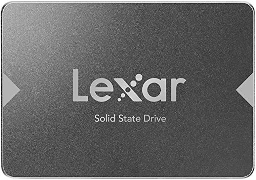 Lexar SSD NS100 1TB 2,5' SATA III (6 Gb/s), interno, velocità di lettura 550 MB/sec, più resistente perché senza parti mobili, nero