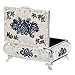 Hipiwe Vintage Metal Jewelry Box Small Treasure Chest Case Trinket Organizer Earrings Necklace Bracelet Storage Box Ring Box Holder Keepsake Box for Women