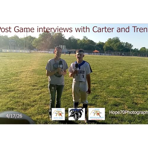 Post Game interviews with Carter and Trent