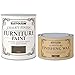 Price comparison product image Rust-Oleum Chalk Cocoa Matt Finish Furniture Paint 750ml Plus Dark Furniture Wax for a Distressed Look