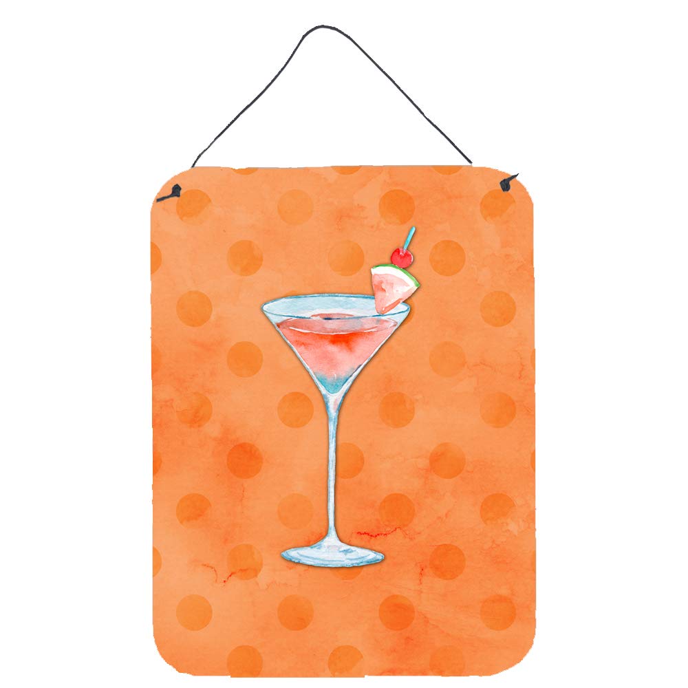 Martini Orange à Pois impression métal Caroline de trésors d'été habille mur vide