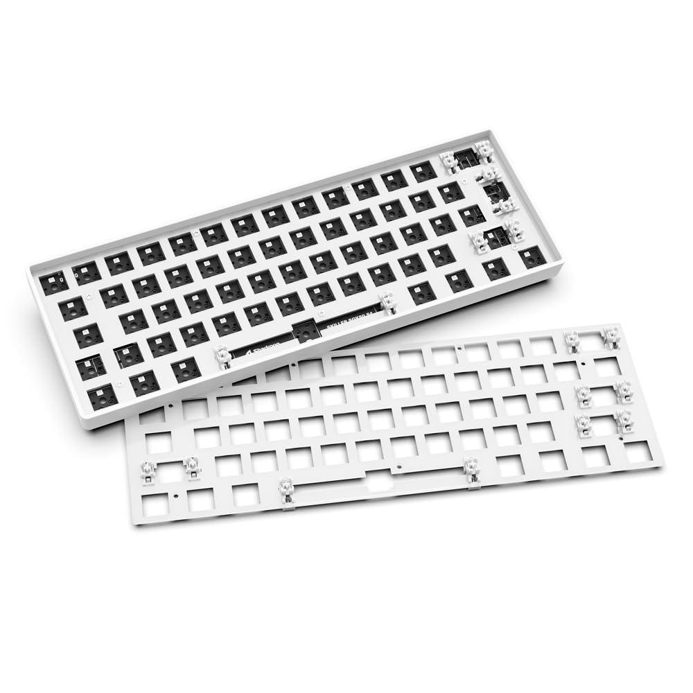 Sharkoon Skiller SGK50 S4 Gen2 Barebone, Blanco, 60% de disposición