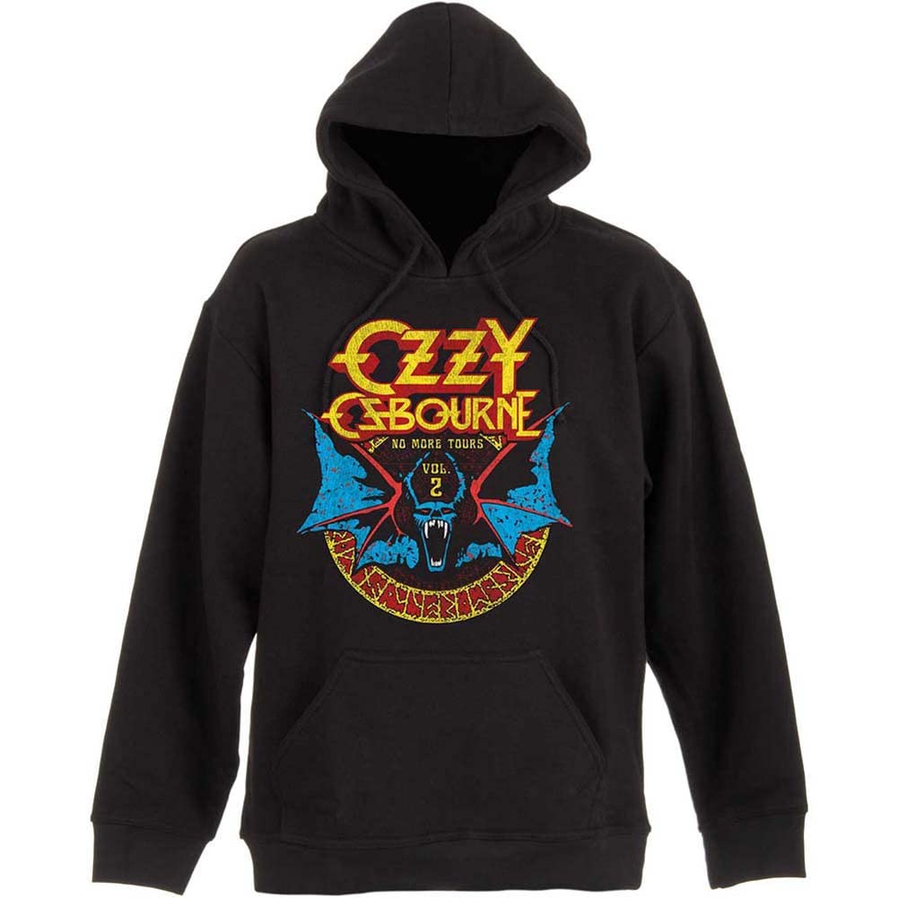 Ozzy Osbourne Unisex Pullover Hoodie Bat Circle Multicoloured
