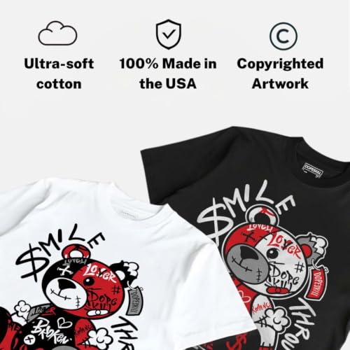 Image of DopeSkill Graphic Tee Streetwear Hip Hop Hypebeast Street Style Unisex T-Shirt Sneaker Colour Matching Shirts Cute Graphic
