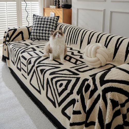 Housse protection canapé 3 places universelle gris clair - 3
