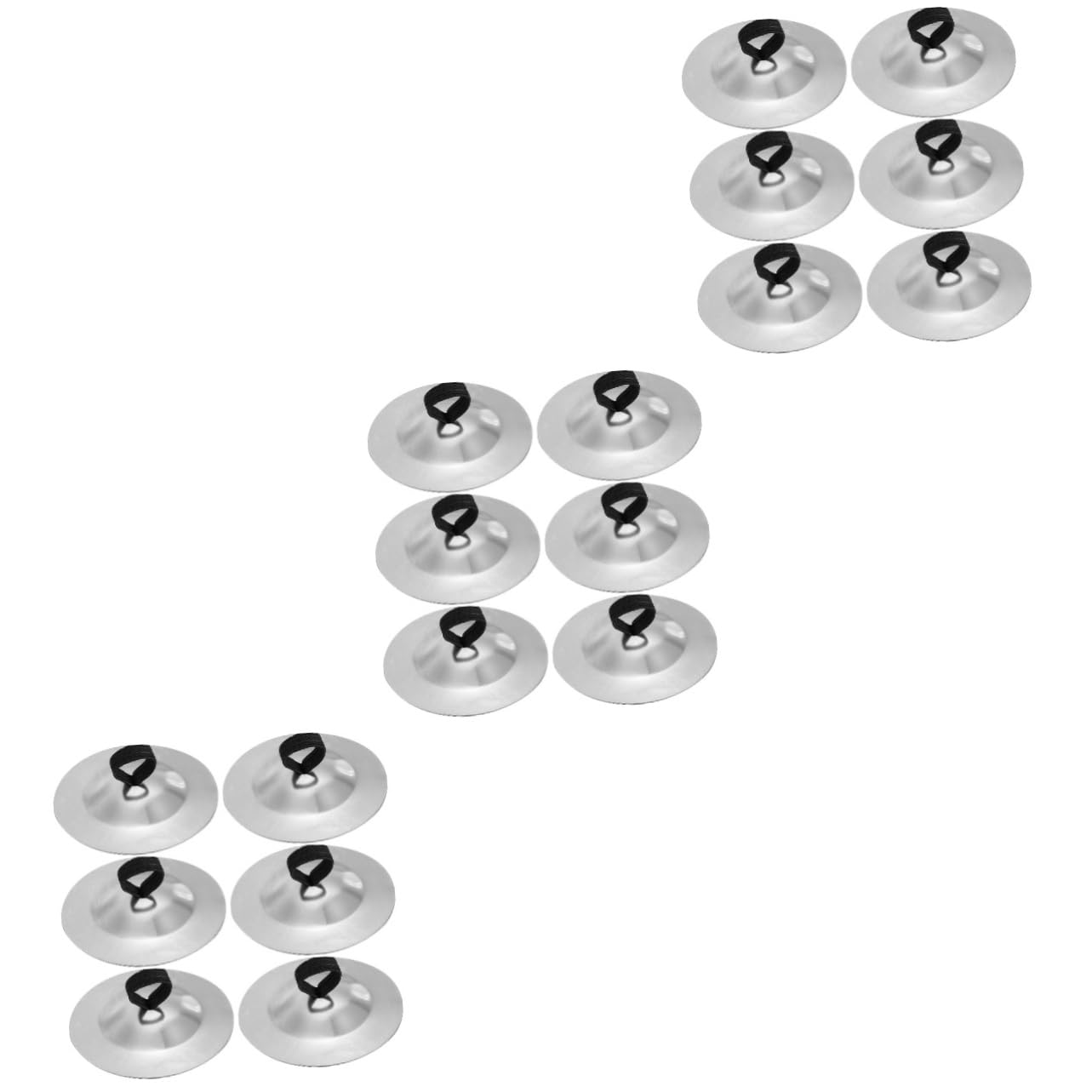 HEMOTON 3sets Percussion Cymbal Zills Perfect for Ball Parties and Children's Fun 6pcs*3