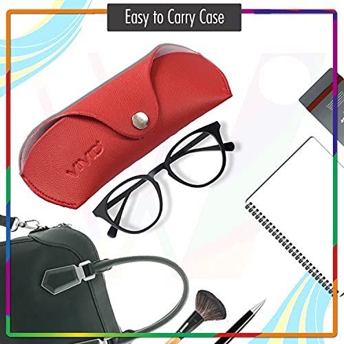 Image of VIVID Unisex Specs Snap Button Eyewear Dabbi Faux Leather Soft Case Cover