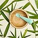 Munchkin® Bambou™ Suction Bowl and Silicone Spoon for Babies and Toddlers, Non-Toxic Bamboo