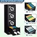 AFAIF 4 Drawer File Cabinet with Lock, Metal File Cabinets for Home Office,18