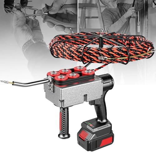 Machine automatique de cordage de fil 30m avec batterie 25000mAh pour électricien