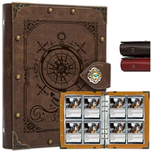 Image of Trading Card Binder,4-Pocket Binder for Trading Cards Holds 240 Cards | Premium Collector Card Album for Standard Cards,Card Collection Folder for MTG,TCG,Yugioh,Game Cards