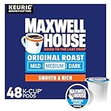 Maxwell House Original Roast Medium Roast K-Cup Coffee Pods, 48 ct Box