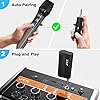 JYX Dual UHF Wireless Microphones with Rechargeable Receiver - Handheld Dynamic Mics, 160ft Range, 6.35mm & 3.5mm Adapters, for PC, Karaoke Speaker, Parties, Weddings, Classes, Speeches, Party #2
