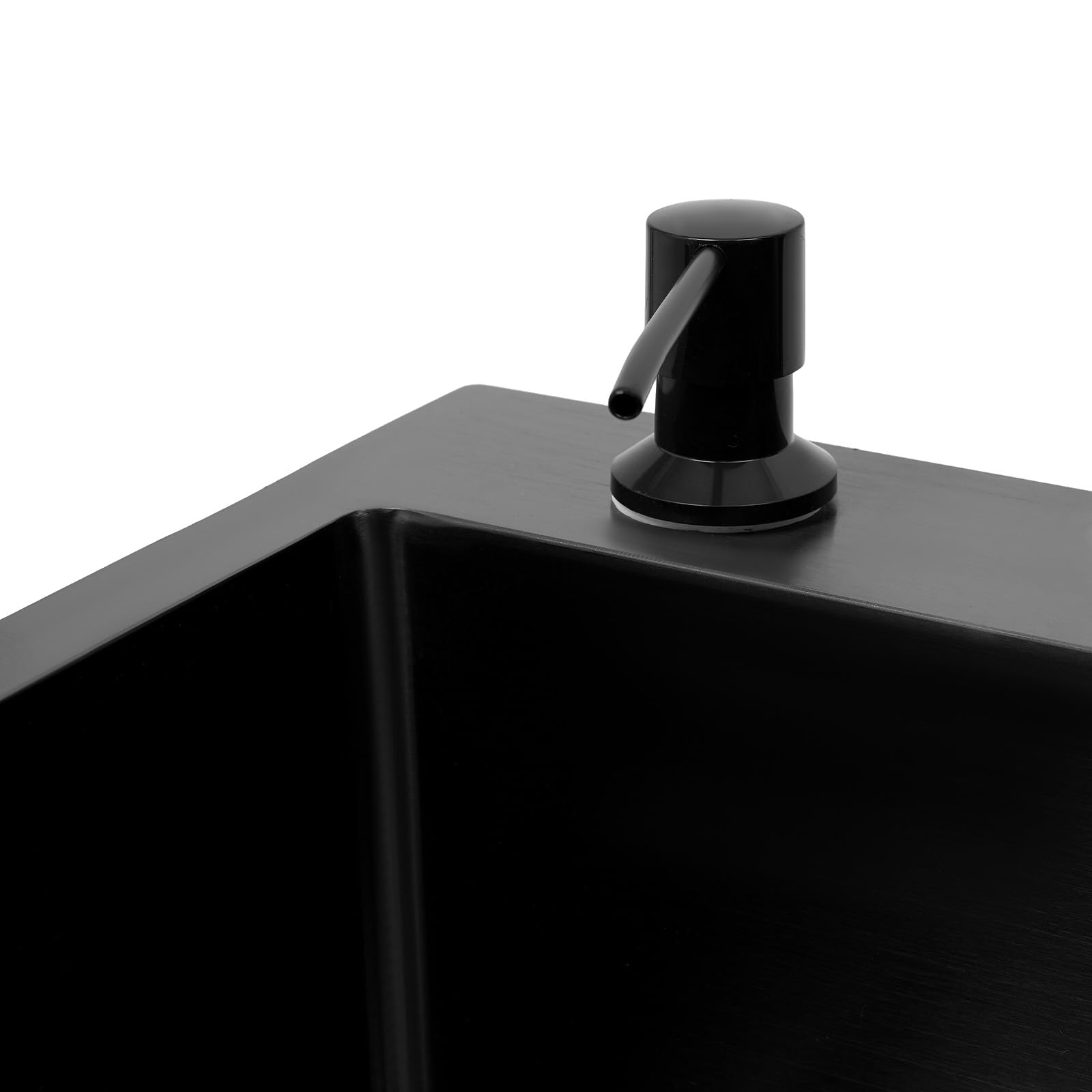 Lavello in acciaio inox nero con rubinetto estraibile e lavastoviglie per tazze, set di lavello multifunzione, 42 x 37 x 20 cm