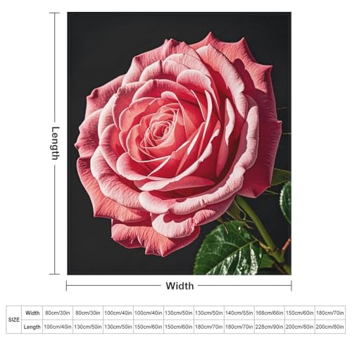Couverture en flanelle véritable cocon de douceur imprimé rose - 3