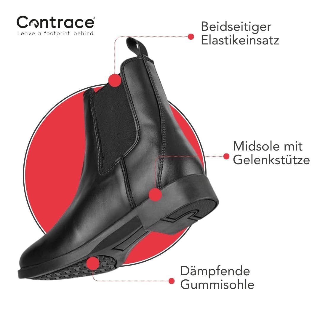 Reit-Stiefelette »Jodhpur Vegan« - Chelsea Boot - Veganer Reit-Schlupf-Schuh - Komfortinnensohle - Gummisohle - Mesh-Futter - Hautverträglich - Atmungsaktiv