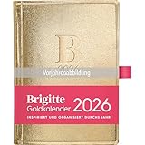 Brigitte Goldkalender 2027: Taschenkalender 10 x 14 cm mit Leseband, Stifthalter & vielen nützlichen Sonderseiten