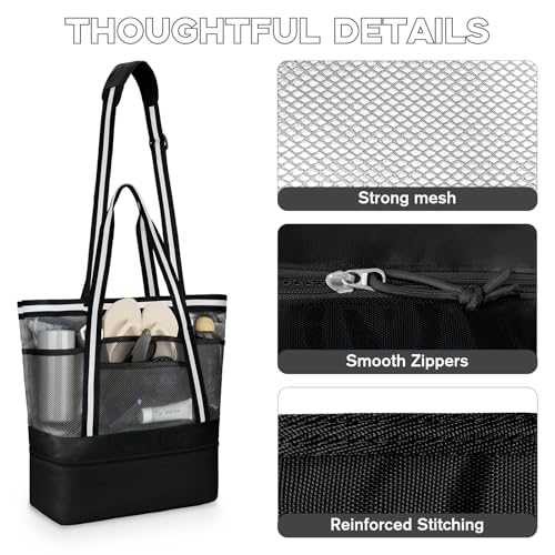 Mesh Tote Bag With Cooler - image 6