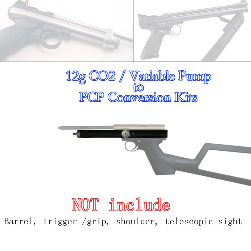 SQOTDR 12g CO2 / Pump to PCP High Pressure Conversion KIT for Crosman 1377 1322 2240 2250 2260... (for 1377/1322)