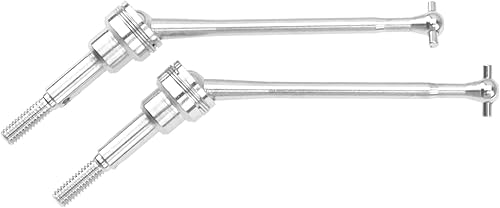 Metal RC Universal Drive Shaft Joint Dogbone Upgrade Parts Compatible con WLtoys 12428 12423 112 RC Car (Plata)