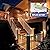 VOLISUN Solar Post Cap Lights: 6 - Pack Outdoor Deck Post Cap Lights Black for Dock Fence Waterproof 2 Color Modes,4x4/6x6 Wooden/Vinyl Posts