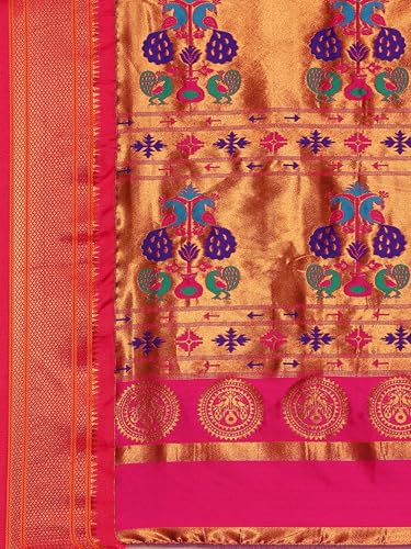 Varkala Silk Sarees paithani silk saree – image 6