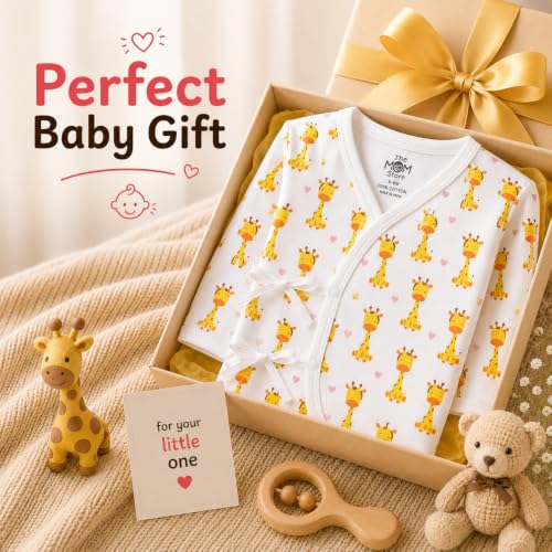 Image of The Mom Store Baby Romper Jabla Style Combo For Boys And Girls | Cotton | Soft Infant Bodysuit | Trendy Stylish Sleepwear For Newborn Baby | Printed | Unisex Comfortable Everyday Baby Wear
