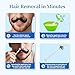 Oakeer Nose Hair Remover Kit with 30 Wax Sticks for Men and Women - 100g Nose Wax for At-Home Hair Removal