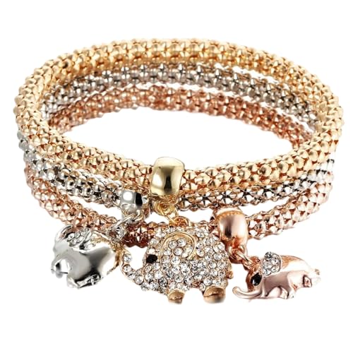 Verrouillage avec clé sur ce bracelet charme modulable à strass cristal et pendentif papillon