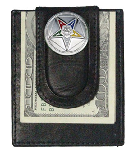Custom Eastern StarPaul and Taylor Money Clip Wallet