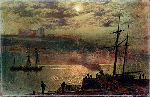 Peintures sur toile John Atkinson Grimshaw Whitby paysage urbain