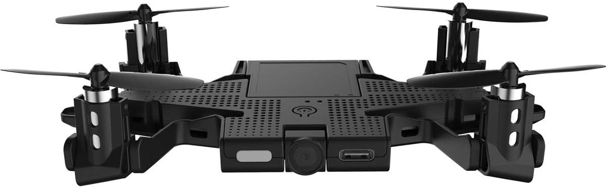 Pocket Selfie Drone, Mini Drones with Camera, Foldable Propellers and Face Tracking Technology. Gesture Control Quadcopter Drones for Beginner and Adults,Flight Control via App