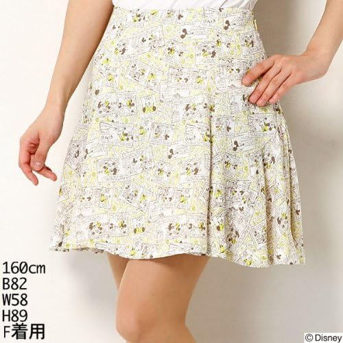 Amazon ハニーバンチ Honey Bunch スカート アメコミ柄スカート イエロー系 1 M スカート 通販