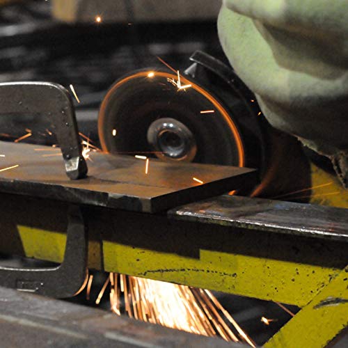 Image of Weiler 56464 4-1 /2 inch X 1 /4 inch Wolverine Type 27 Grinding Wheel, A24R, 7 /8 inch A.H. (Pack of 10)