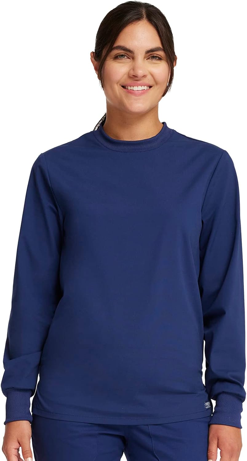 Cherokee Workwear Professionals Men & Women Scrubs Top Pocketless Crew Neck WW790