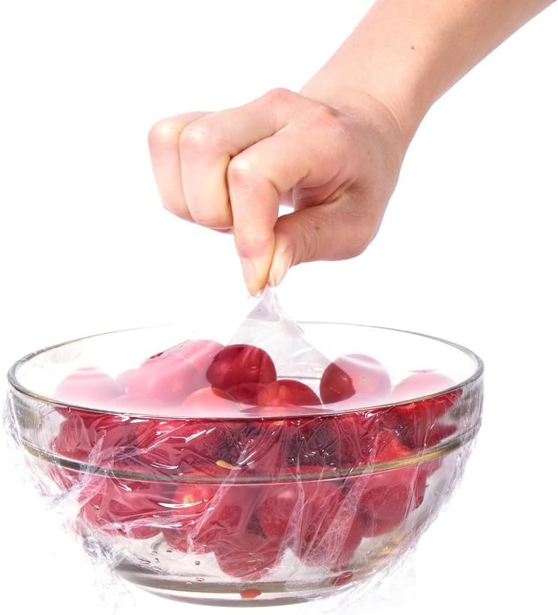 Plastic Food Wrap-. FT. Kitchen Cling Wrap Includes Slide Cutter