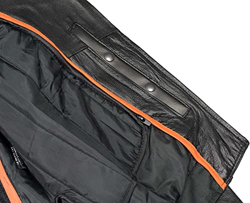 Image of Milwaukee Leather Women's Classic Premium Leather Motorcycle MC Style Riding Jacket